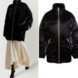 Khaite Gallo goose down black puffer jacket NWT